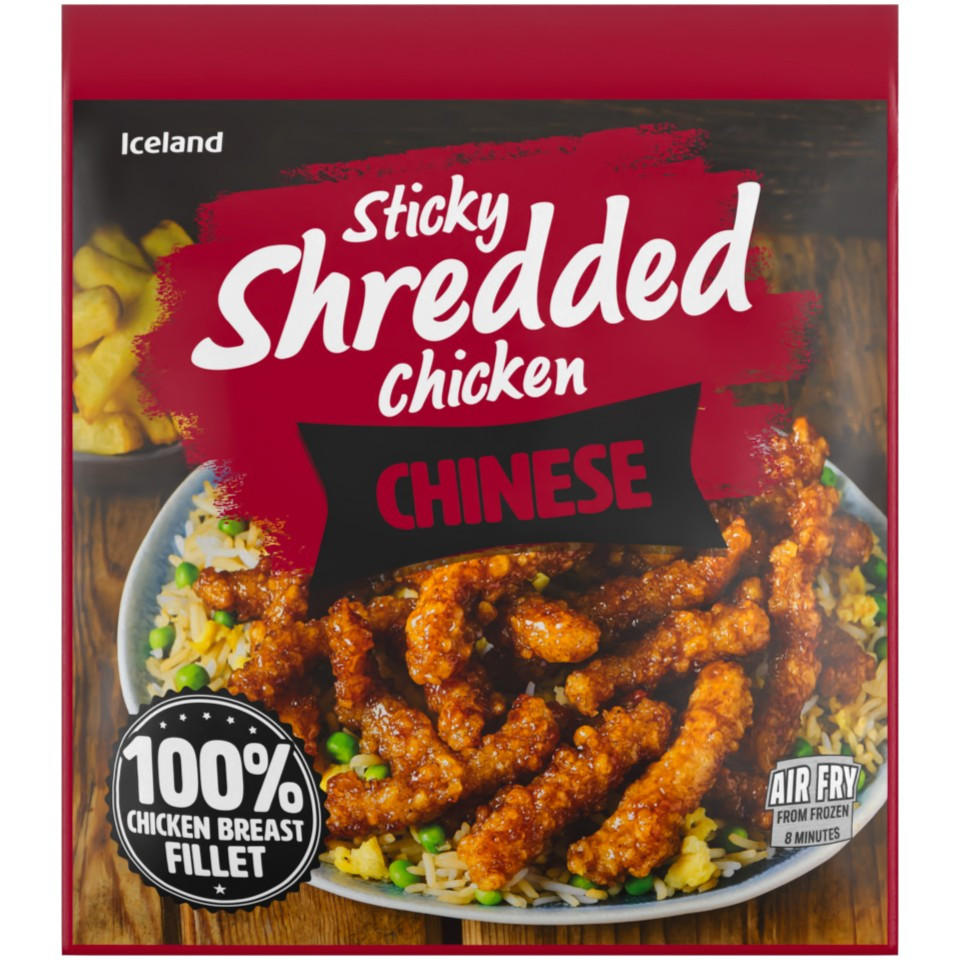 Iceland Chinese Sticky Shredded Chicken 400g
