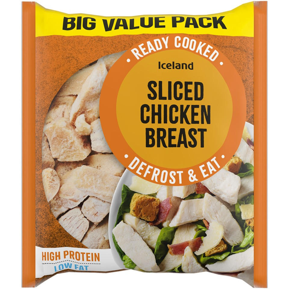 Iceland Sliced Chicken Breast 800g