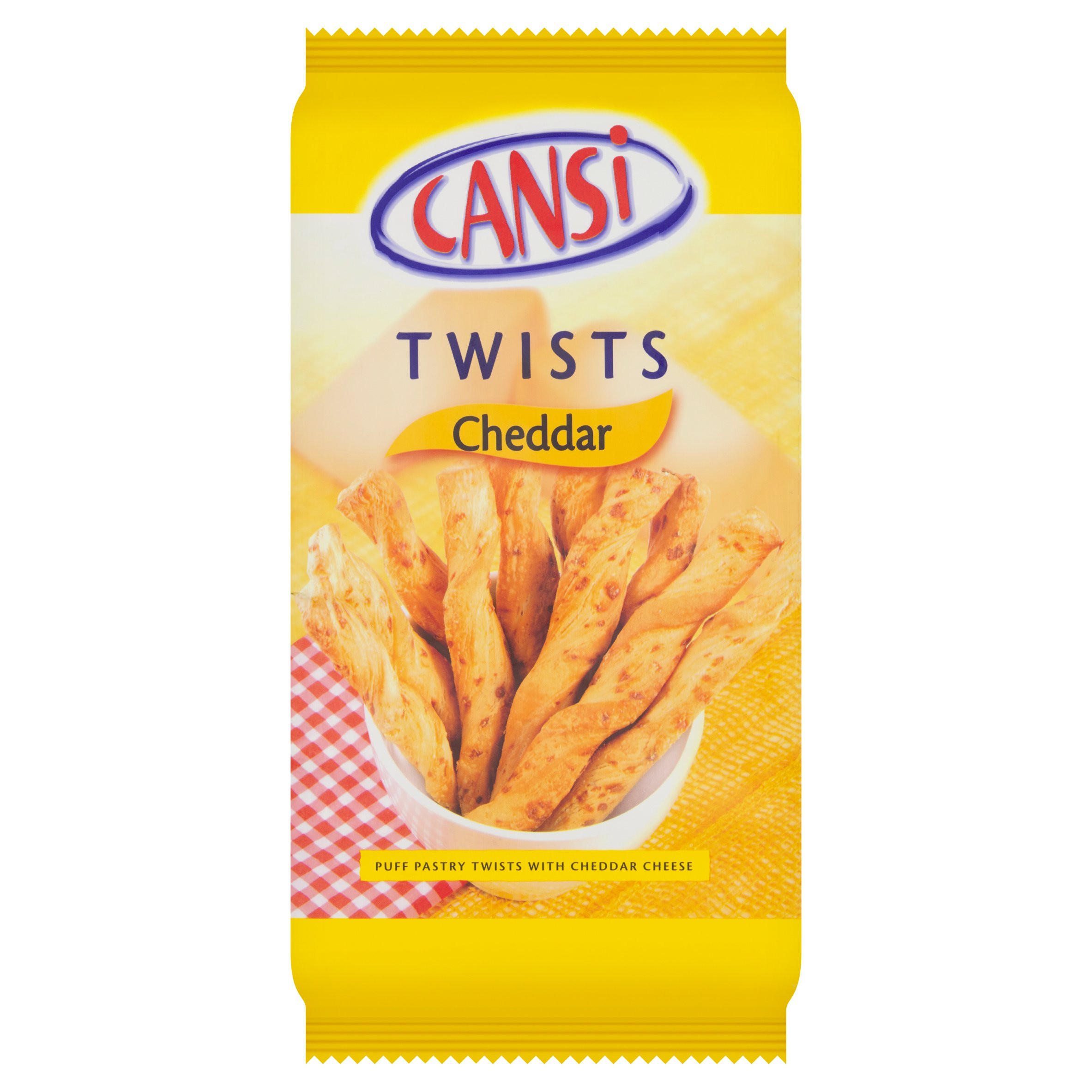 Cansi Cheddar Twists 125g