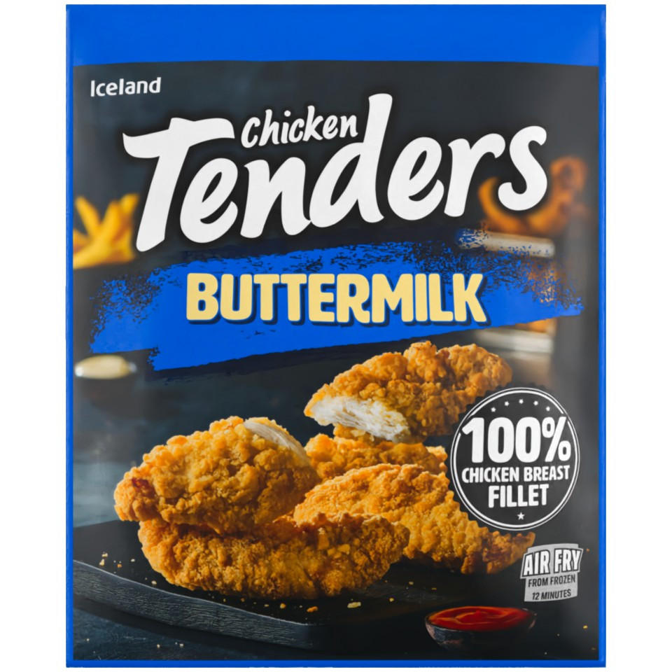 Iceland Buttermilk Chicken Tenders 450g