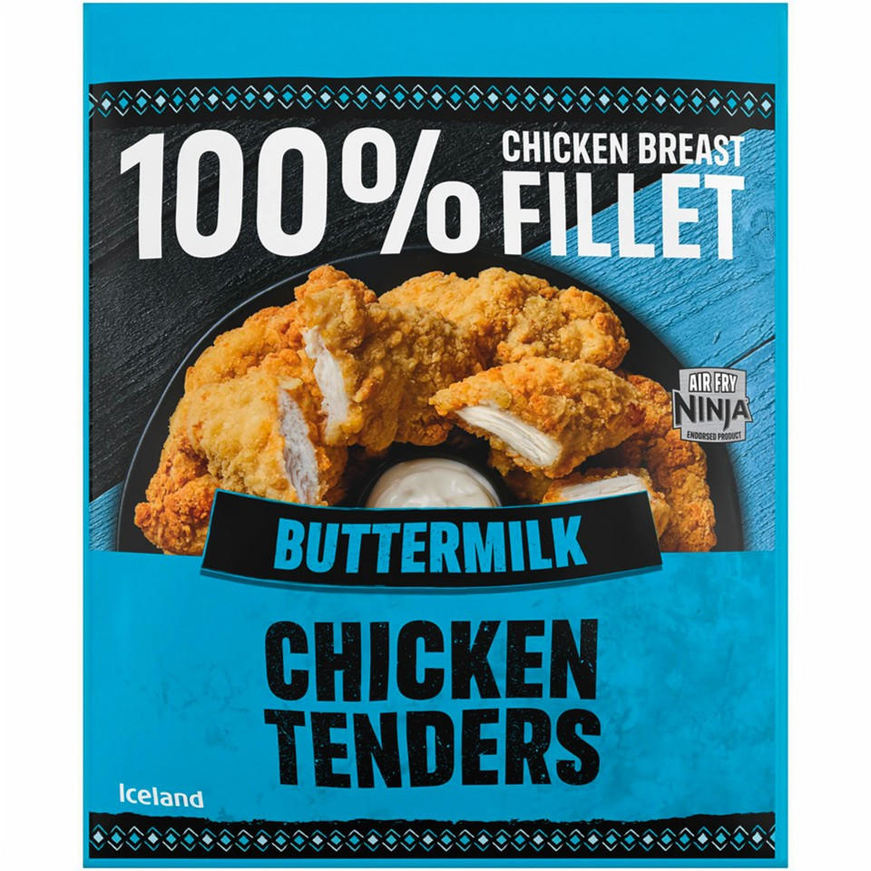 Iceland Buttermilk Chicken Tenders 450g