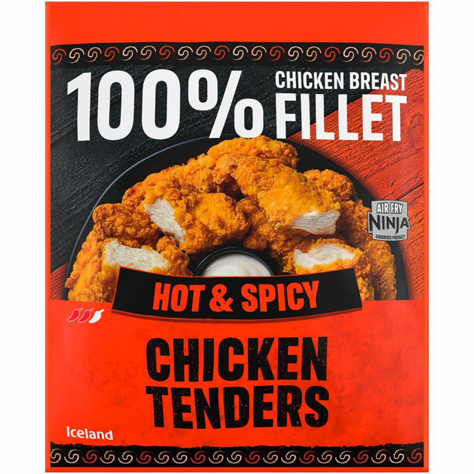 Iceland Hot & Spicy Chicken Tenders 450g