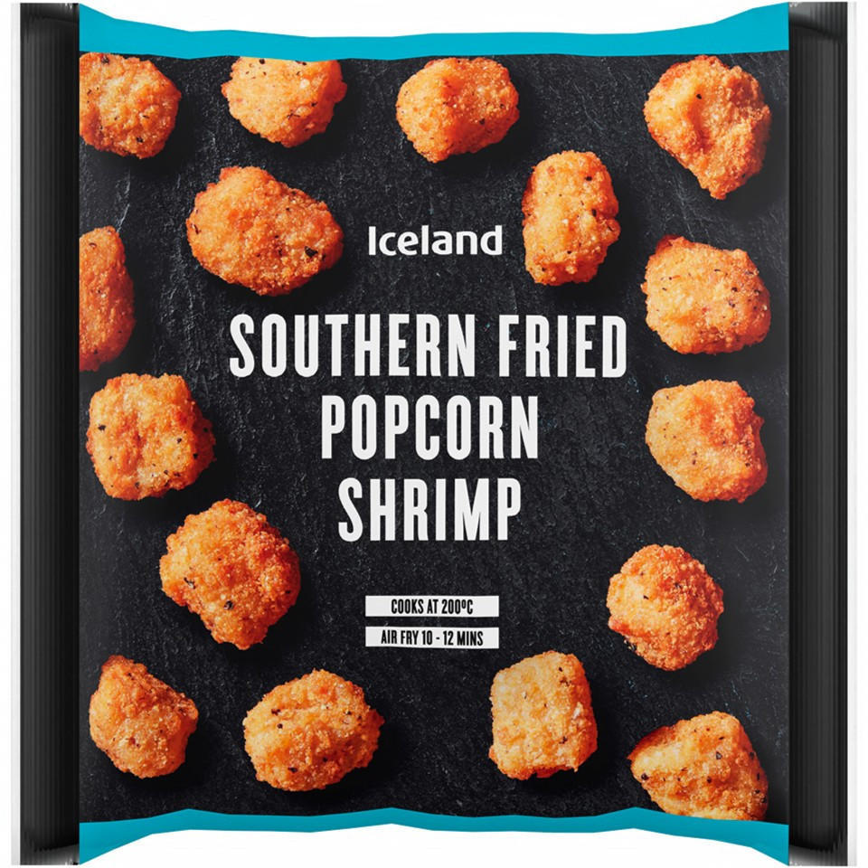 Iceland Southern Fried Popcorn Shrimp 180g