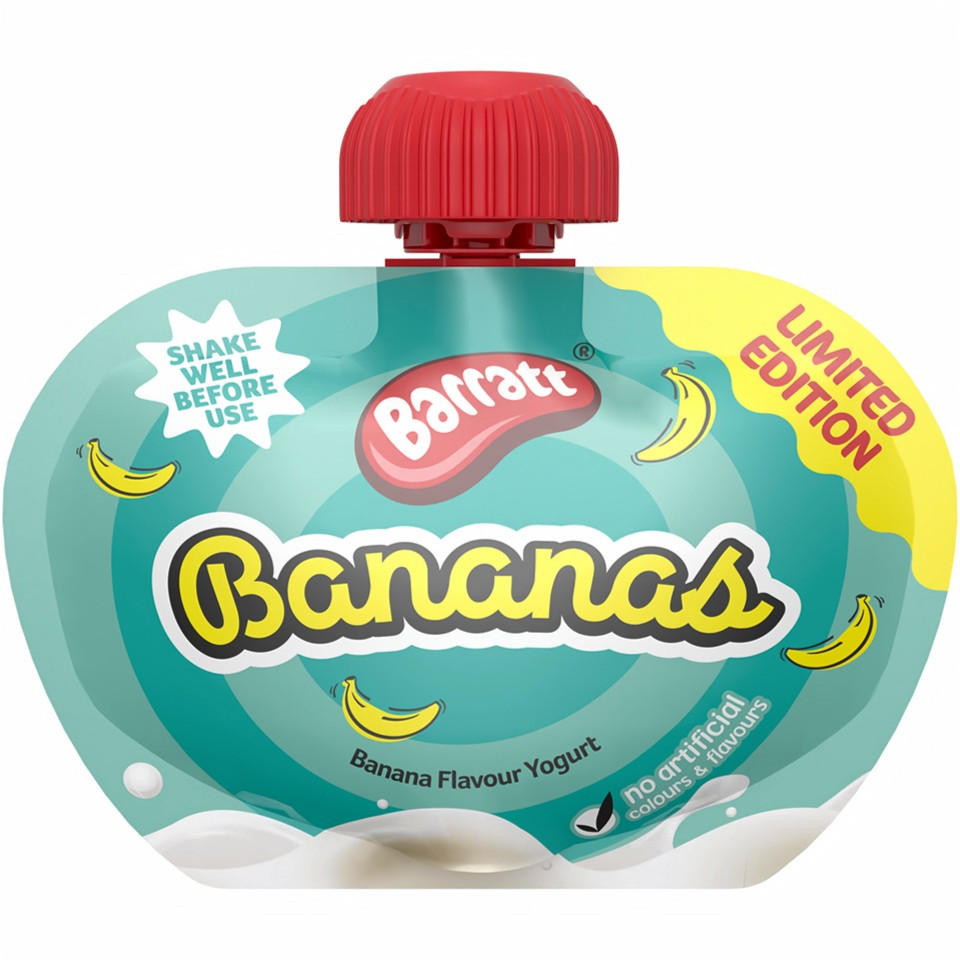 Barratt Bananas Yogurt Pouch 150g
