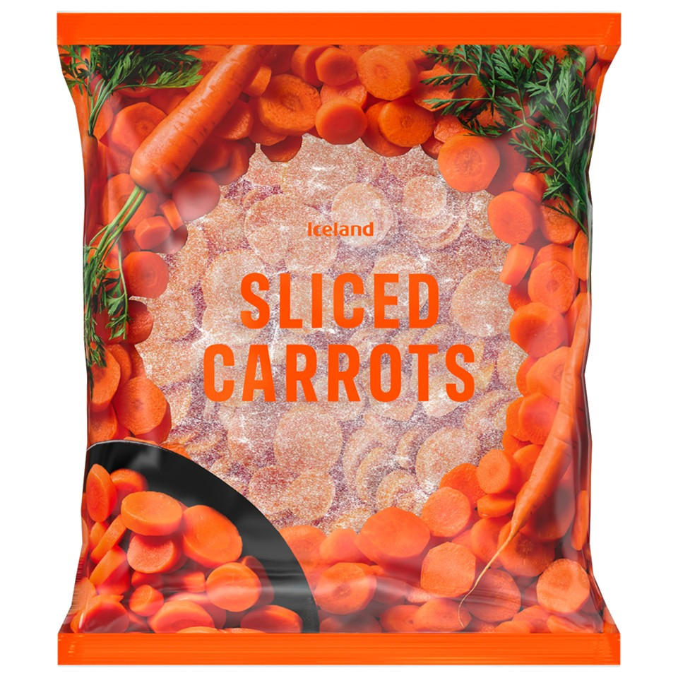 Iceland Sliced Carrots 1kg