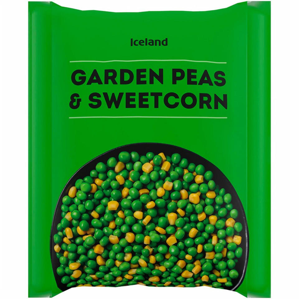 Iceland Garden Peas and Sweetcorn 500g