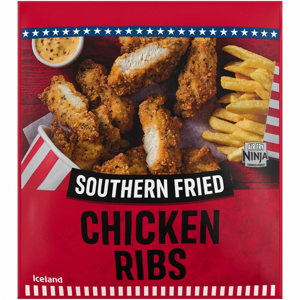 Iceland Southern Fried Chicken Ribs 500g