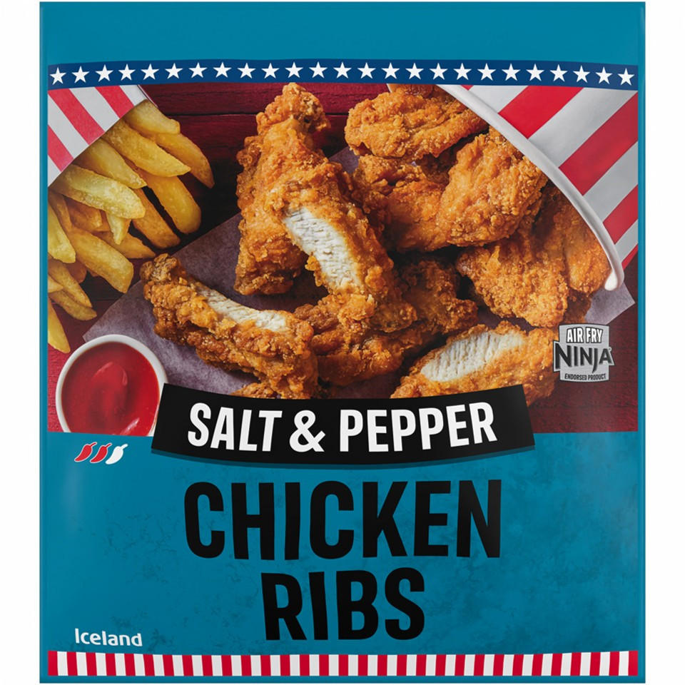 Iceland Salt & Pepper Chicken Ribs 500g