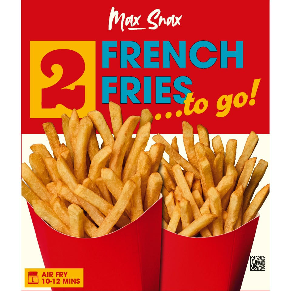Iceland 2 French Fries To Go 250g