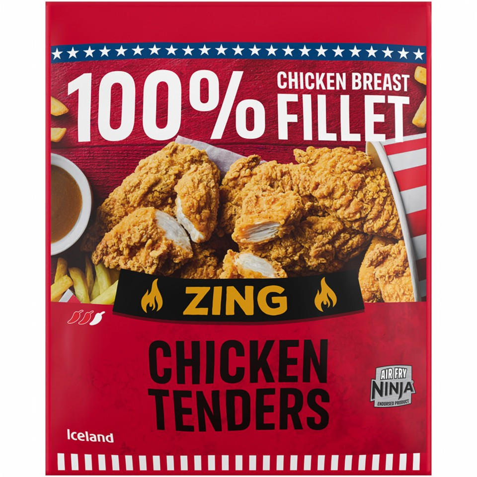 Iceland Zing Chicken Tenders 450g