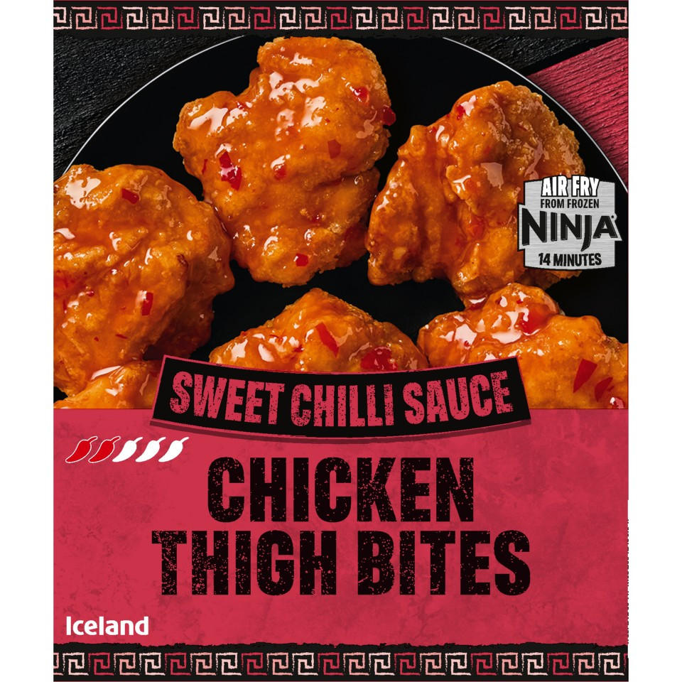 Iceland Sweet Chilli Sauce Chicken Thigh Bites 325g