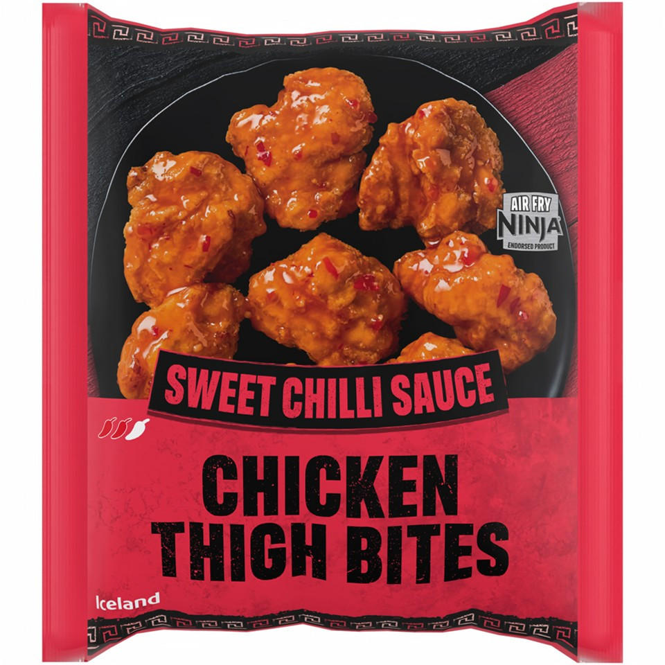 Iceland Sweet Chilli Sauce Chicken Thigh Bites 350g