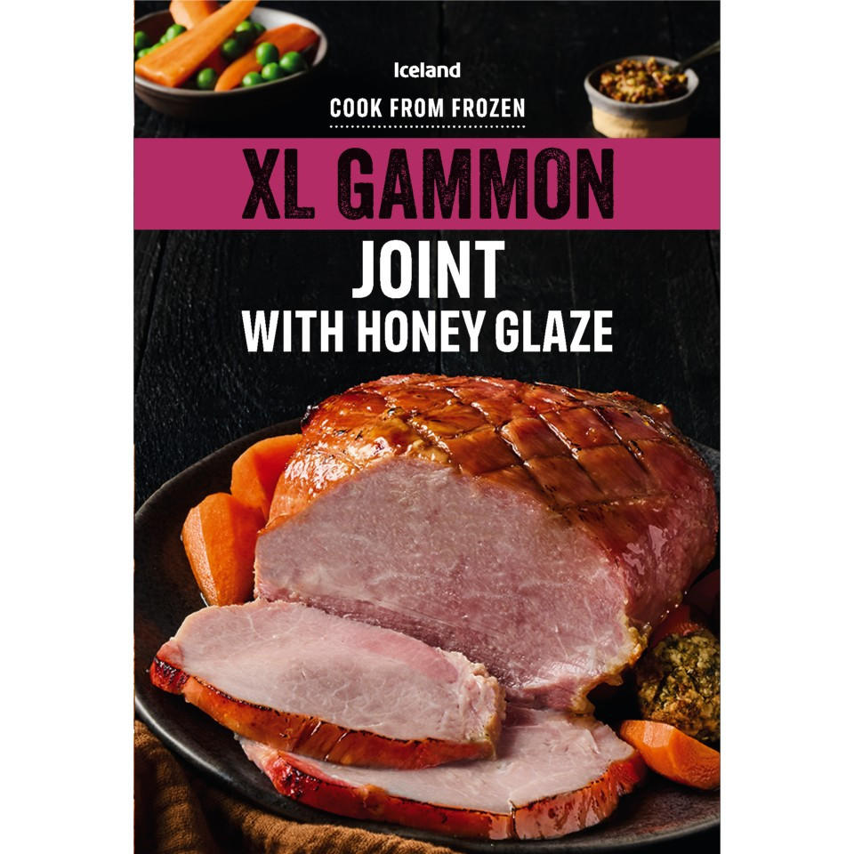 Iceland XL Gammon Joint with Honey Glaze 1kg