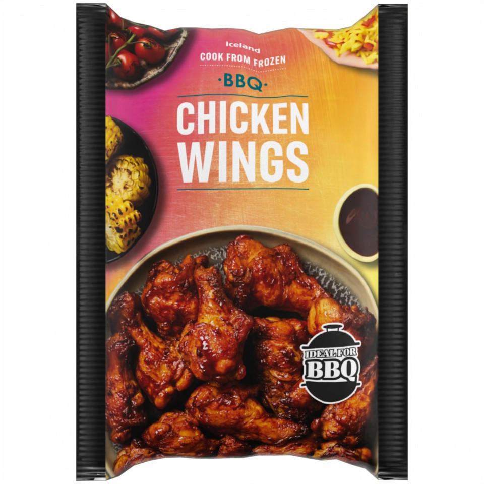 Iceland BBQ Chicken Wings 850g