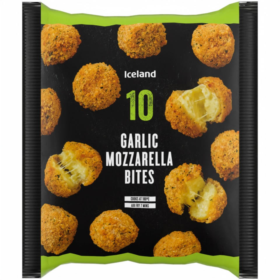 Iceland 10 (approx.) Garlic Mozzarella Bites 170g