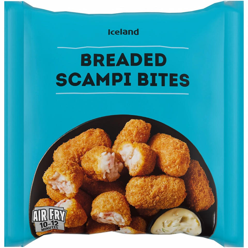 Iceland Breaded Scampi Bites 190g