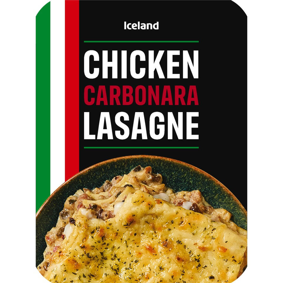 Iceland Chicken Carbonara Lasagne 400g