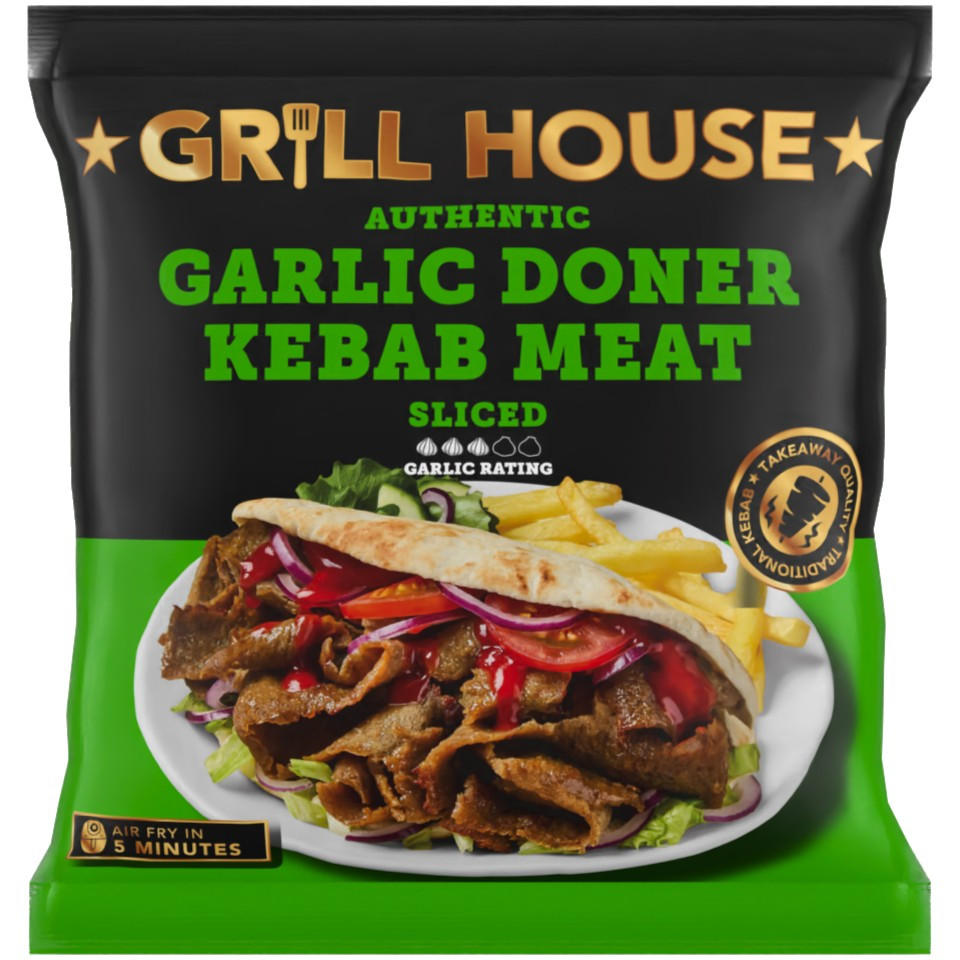 Iceland Garlic Doner Kebab Meat 350g