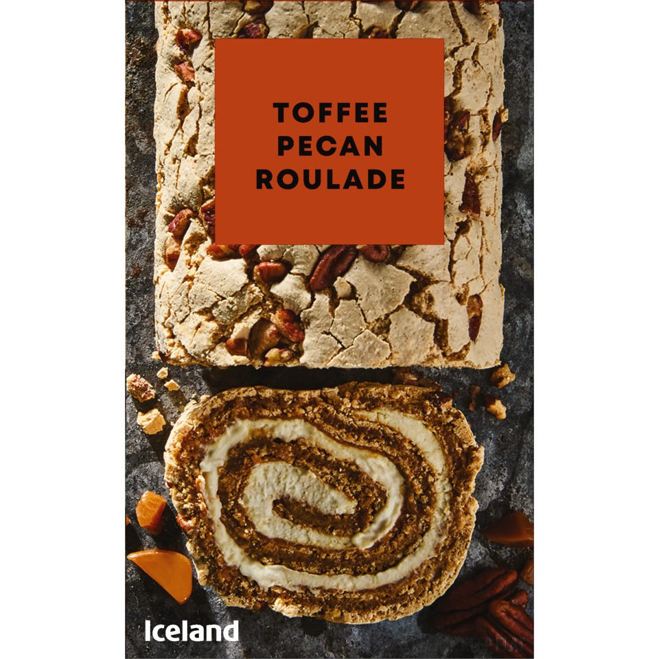 Iceland Toffee Pecan Roulade 420g