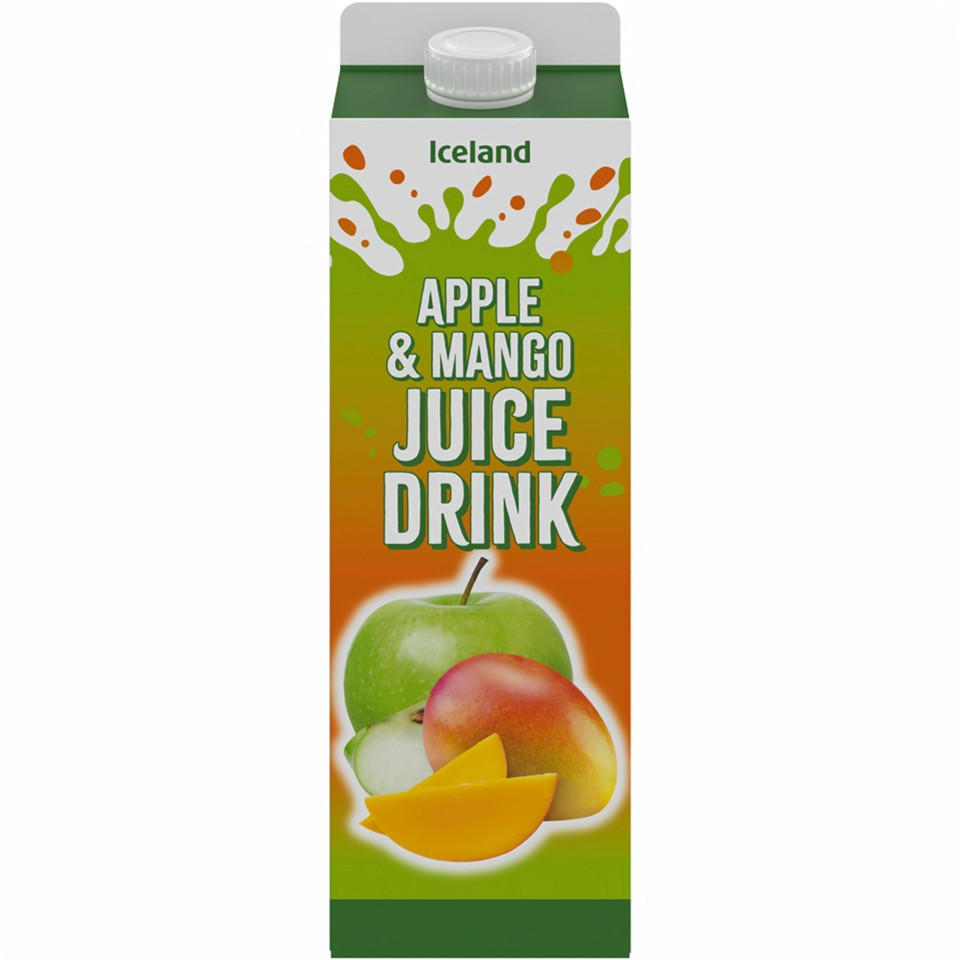 Iceland Apple & Mango Juice Drink 1 litre