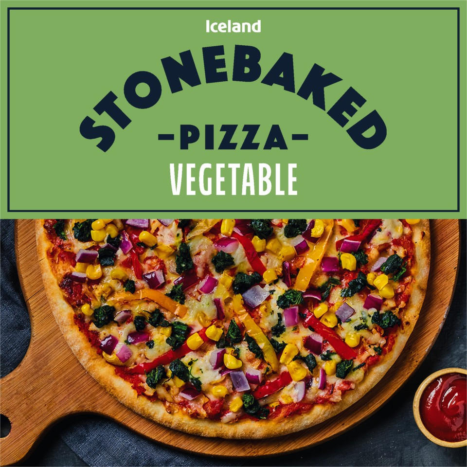Iceland Stonebaked Vegetable Pizza 400g