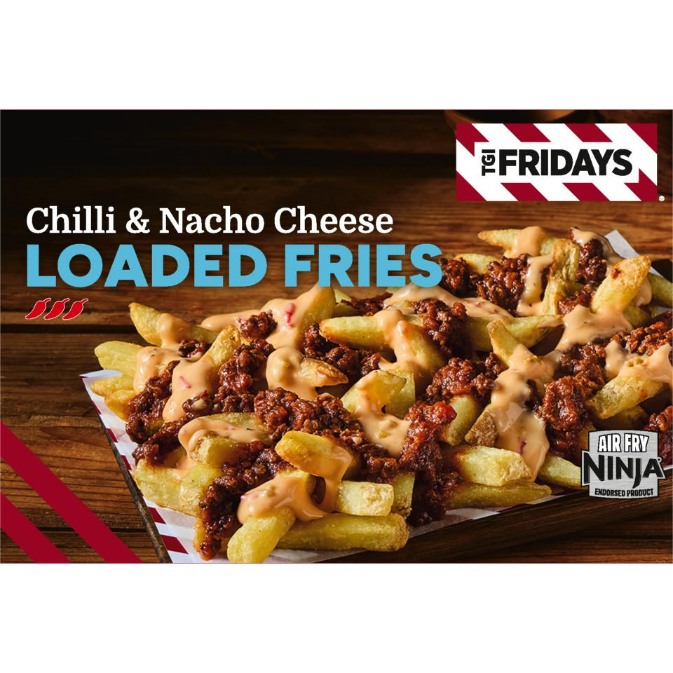 TGI Fridays Chilli & Nacho Cheese Loaded Fries 480g