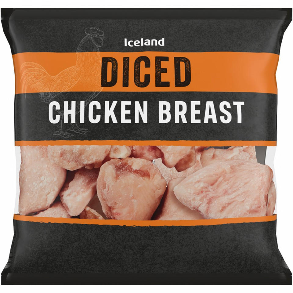 Iceland Diced Chicken Breast 500g