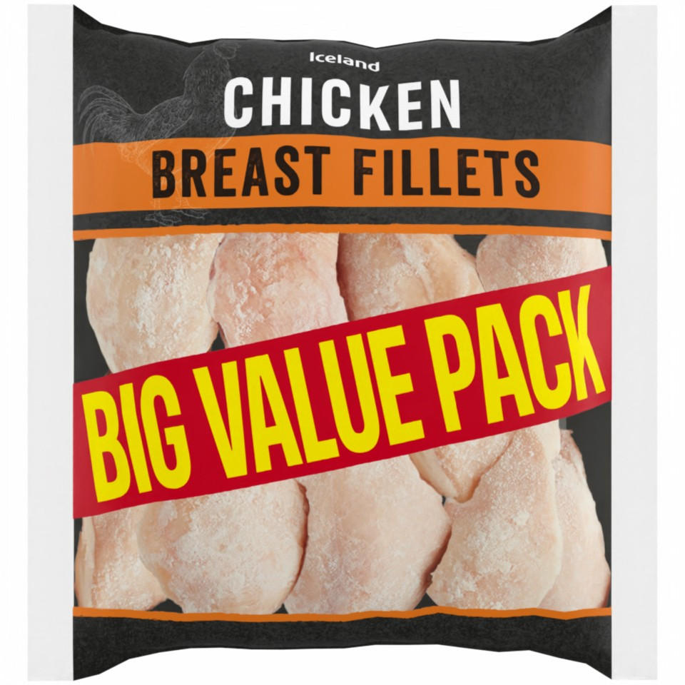 Iceland Chicken Breast Fillets 1kg