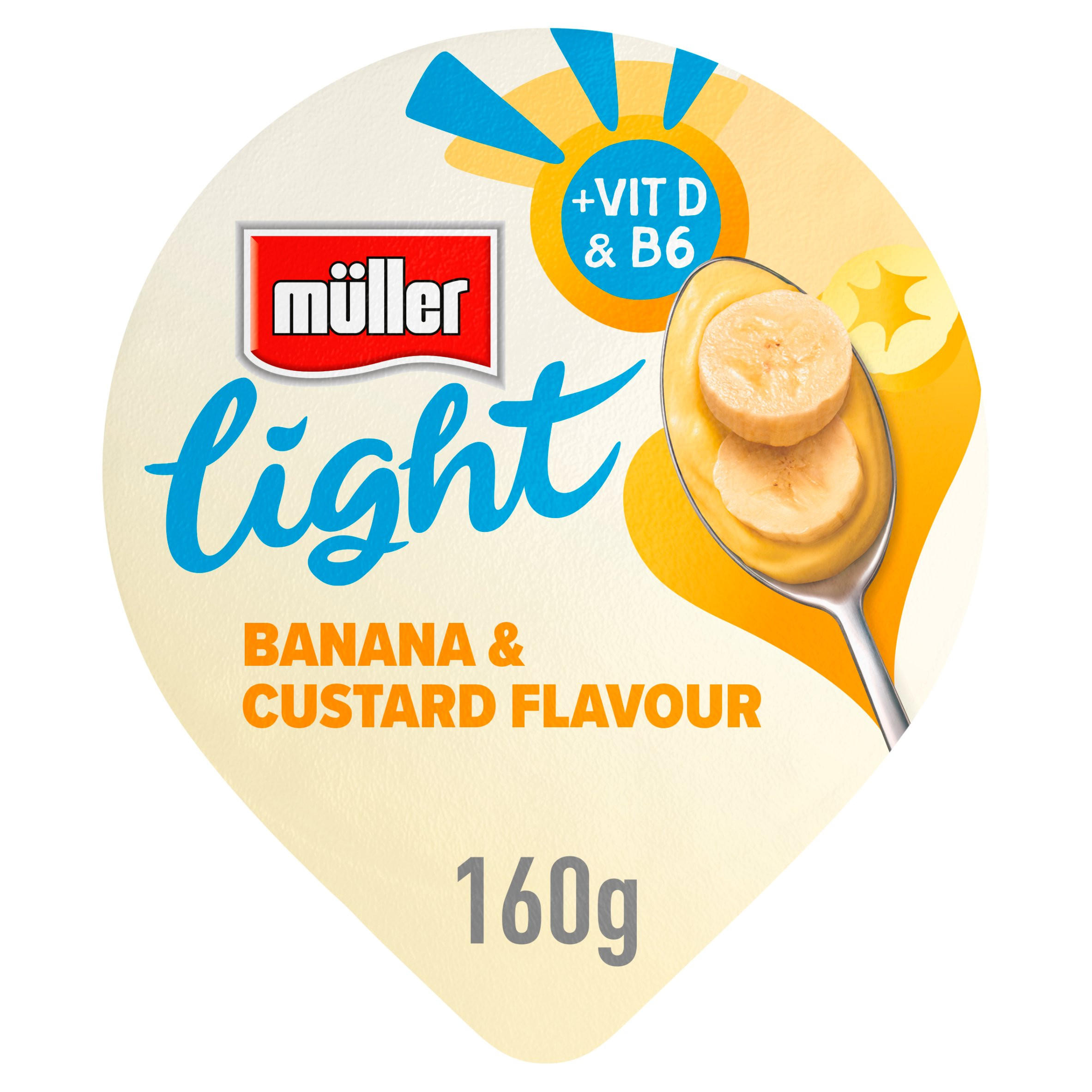Muller Light Banana & Custard Fat Free Yogurt