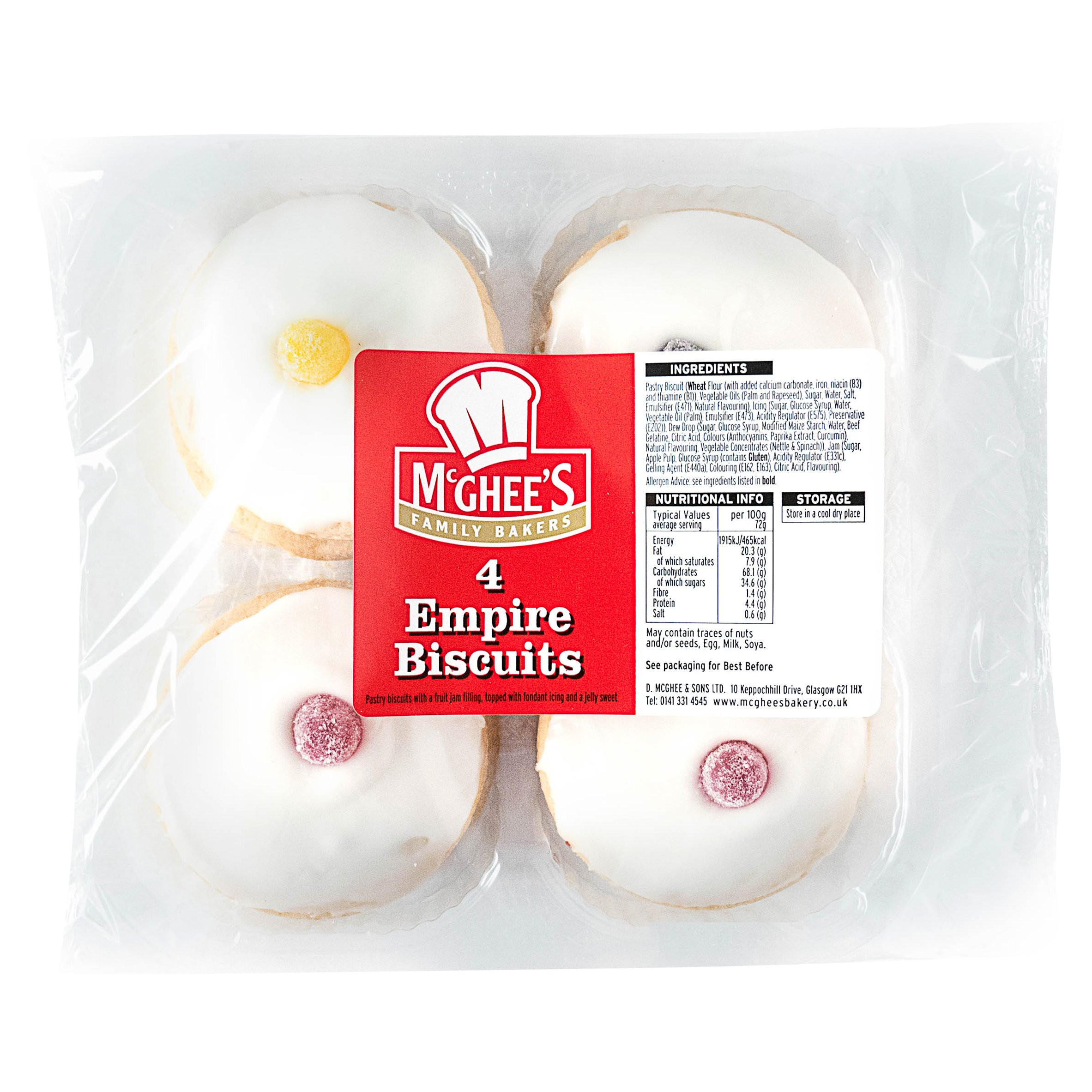 McGhee's Family Bakers 4 Empire Biscuits