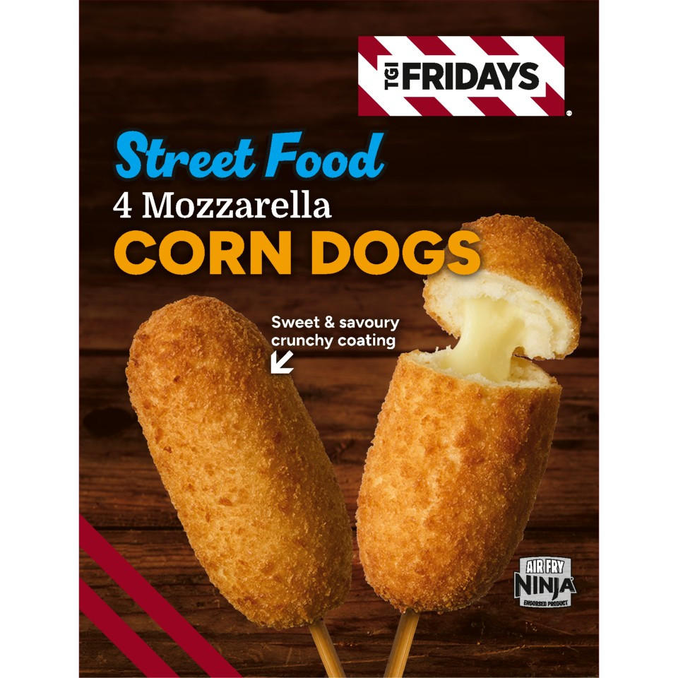 TGI Fridays Mozzarella Corndogs 320g
