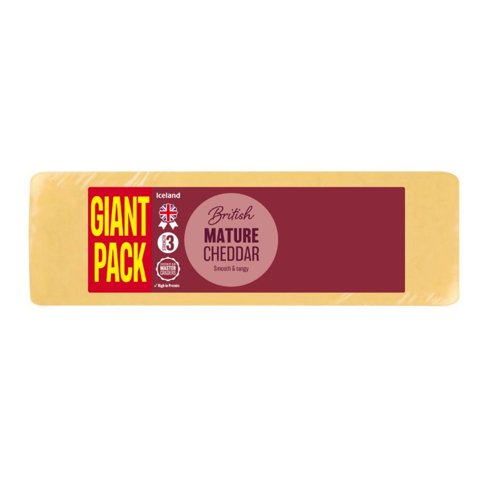 Iceland Mature Cheddar 2.5kg