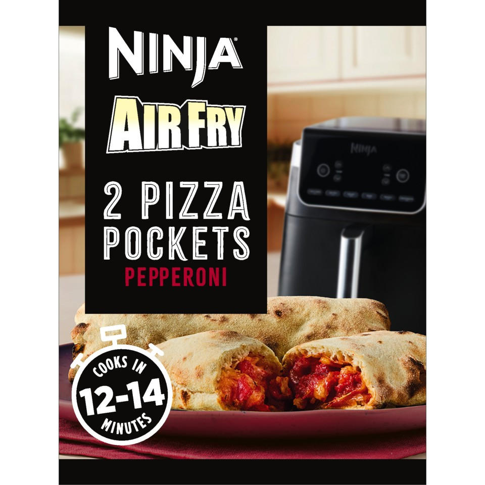 Ninja Air Fry 2 Pizza Pockets Pepperoni 240g