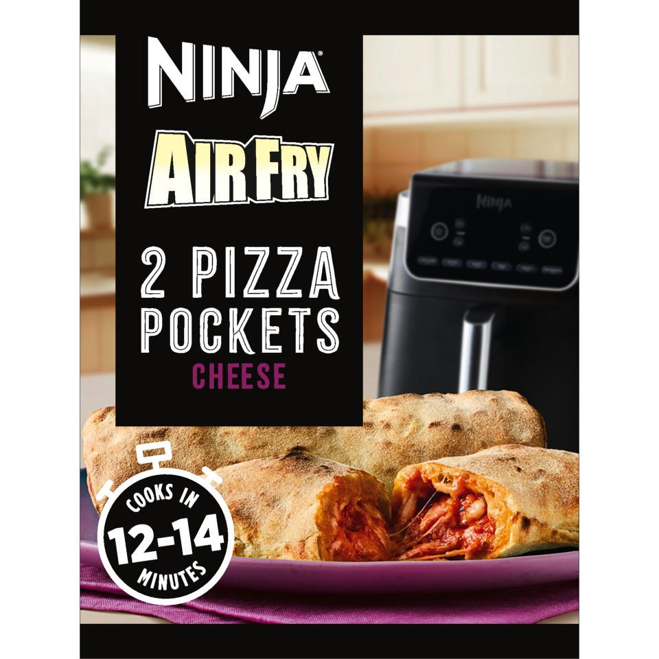 Ninja Air Fry 2 Pizza Pockets Cheese 240g
