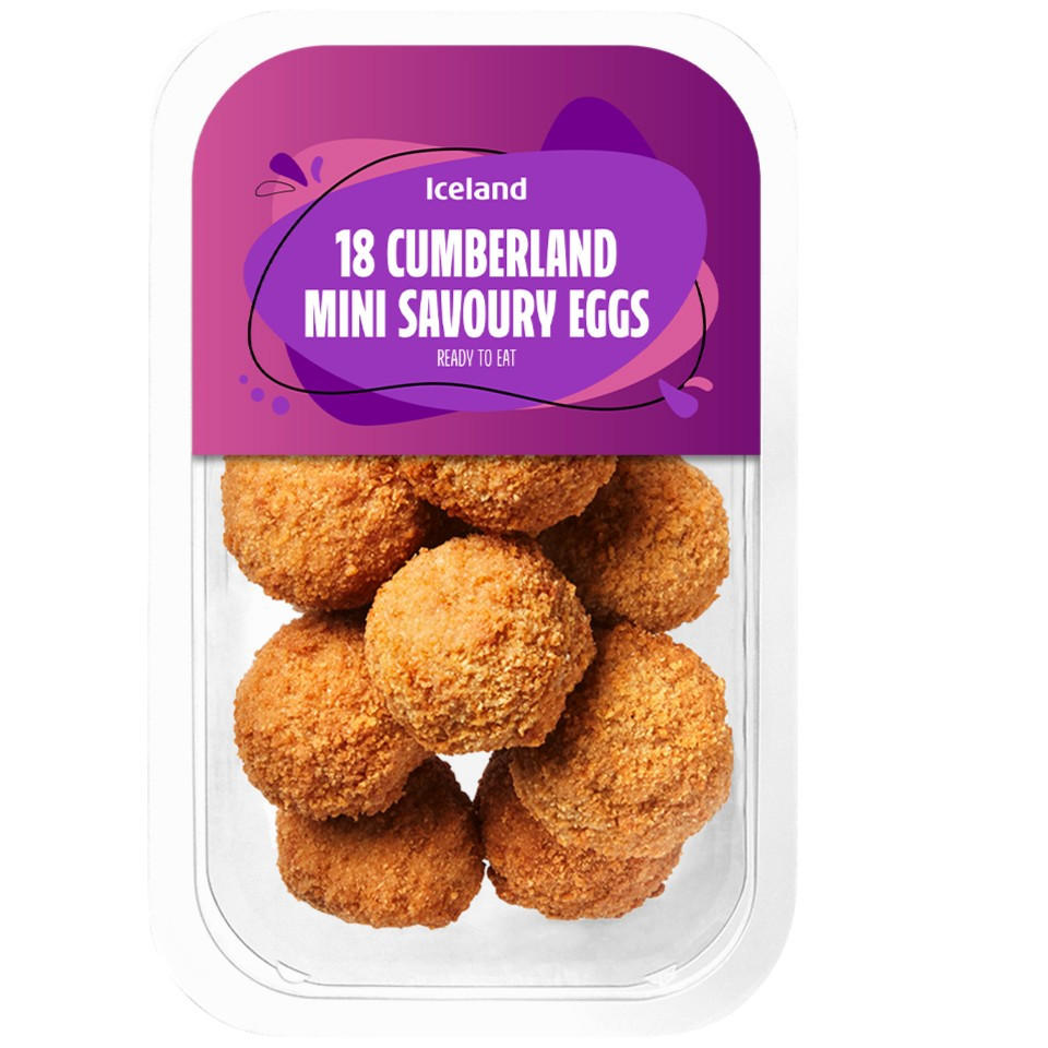Iceland 18 (Approx.) Cumberland Mini Savoury Eggs 216g