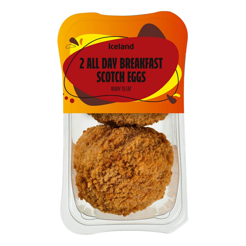 Iceland 2 All Day Breakfast Scotch Eggs 226g