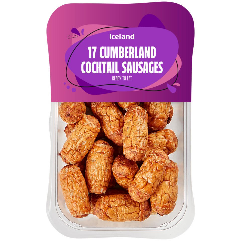 Iceland Cumberland Cocktail Sausages 170g