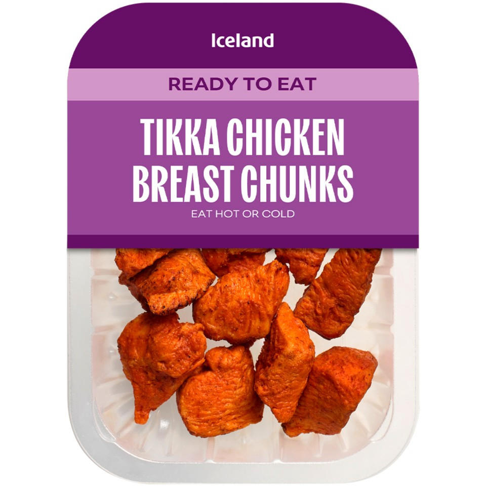 Iceland Tikka Chicken Breast Chunks 150g