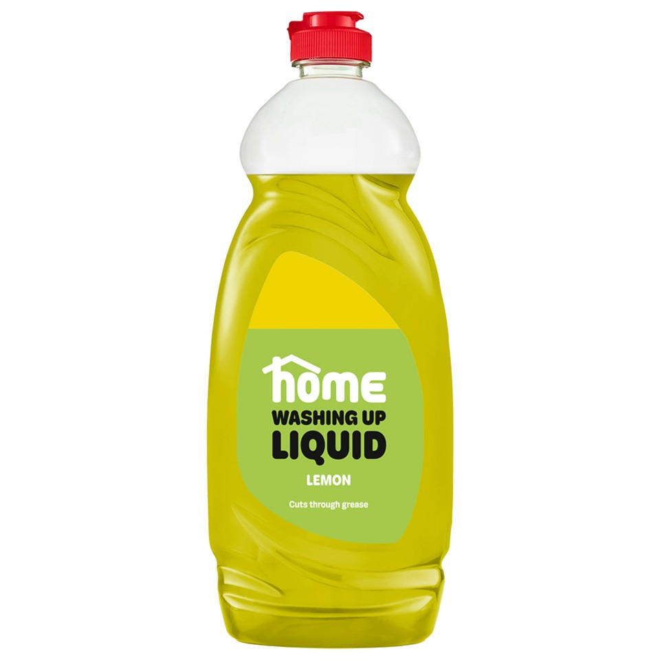 HOME Washing Up Liquid Lemon 740ml