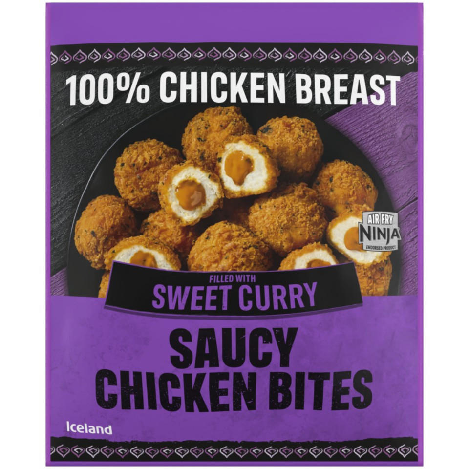 Iceland Sweet Curry Saucy Chicken Bites 504g