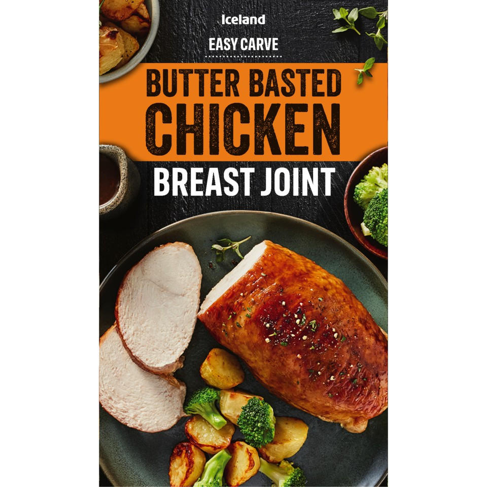 Iceland Butter Basted Chicken Breast Joint 500g