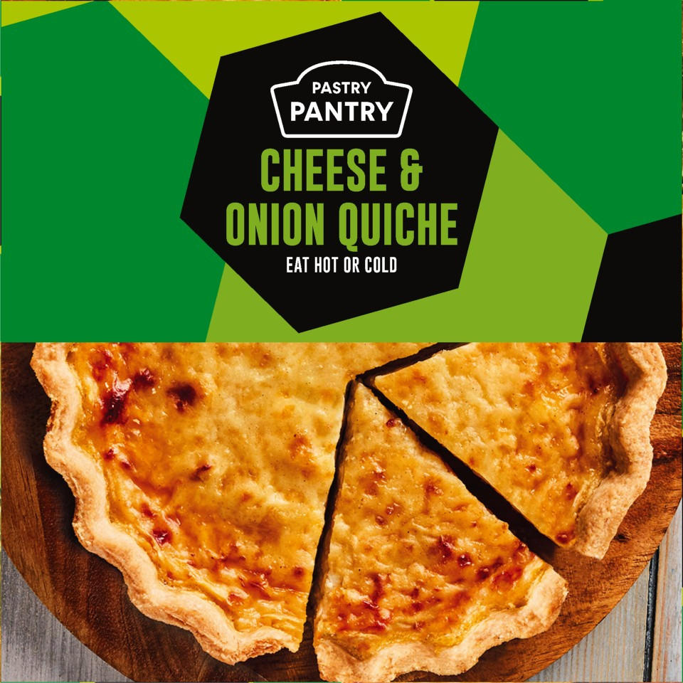 The Pastry Pantry Cheese & Onion Quiche 375g