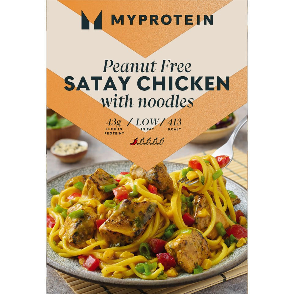 Myprotein Peanut Free Satay Chicken with Noodles 350g