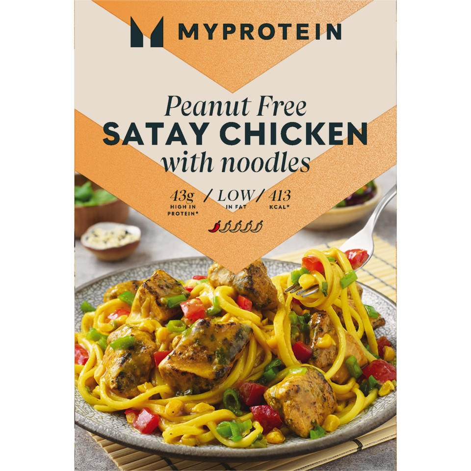 Myprotein Peanut Free Satay Chicken with Noodles 350g