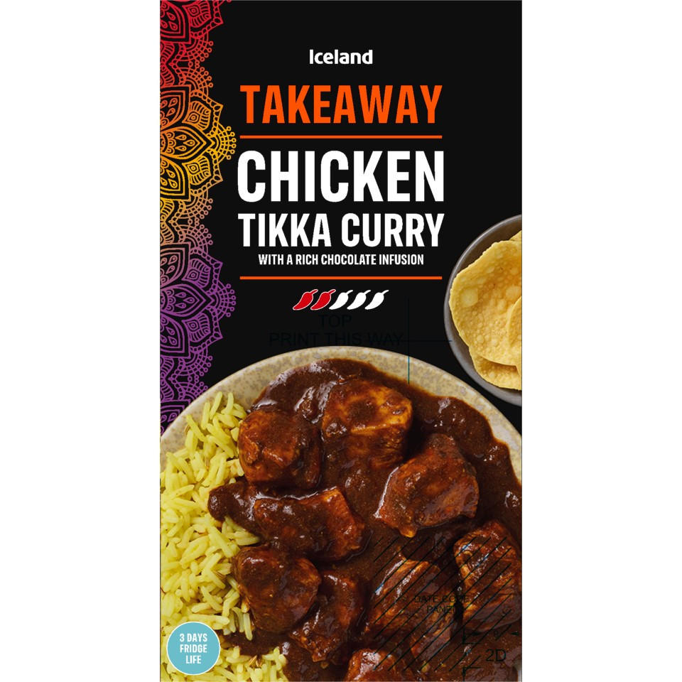 Iceland Chicken Tikka Curry 375g