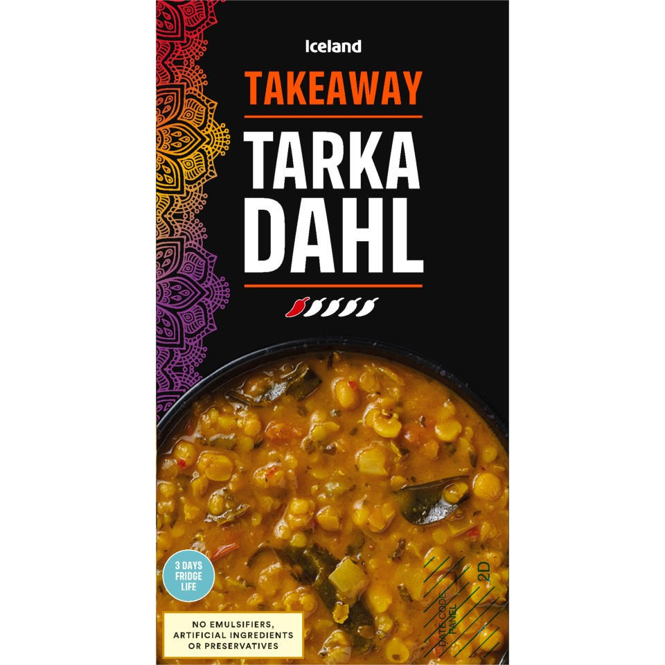 Iceland Takeaway Tarka Dhal 350g