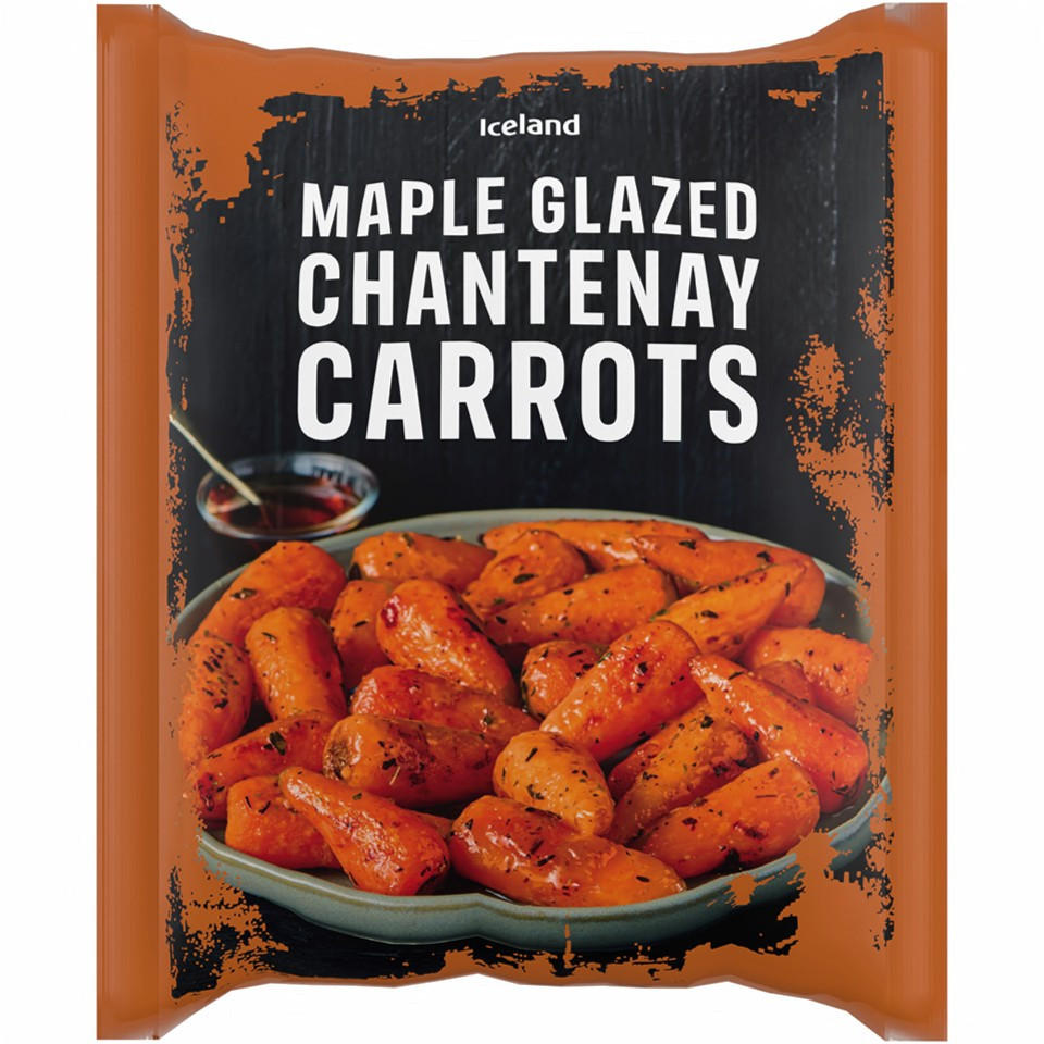 Iceland Maple Glazed Chantenay Carrots 500g