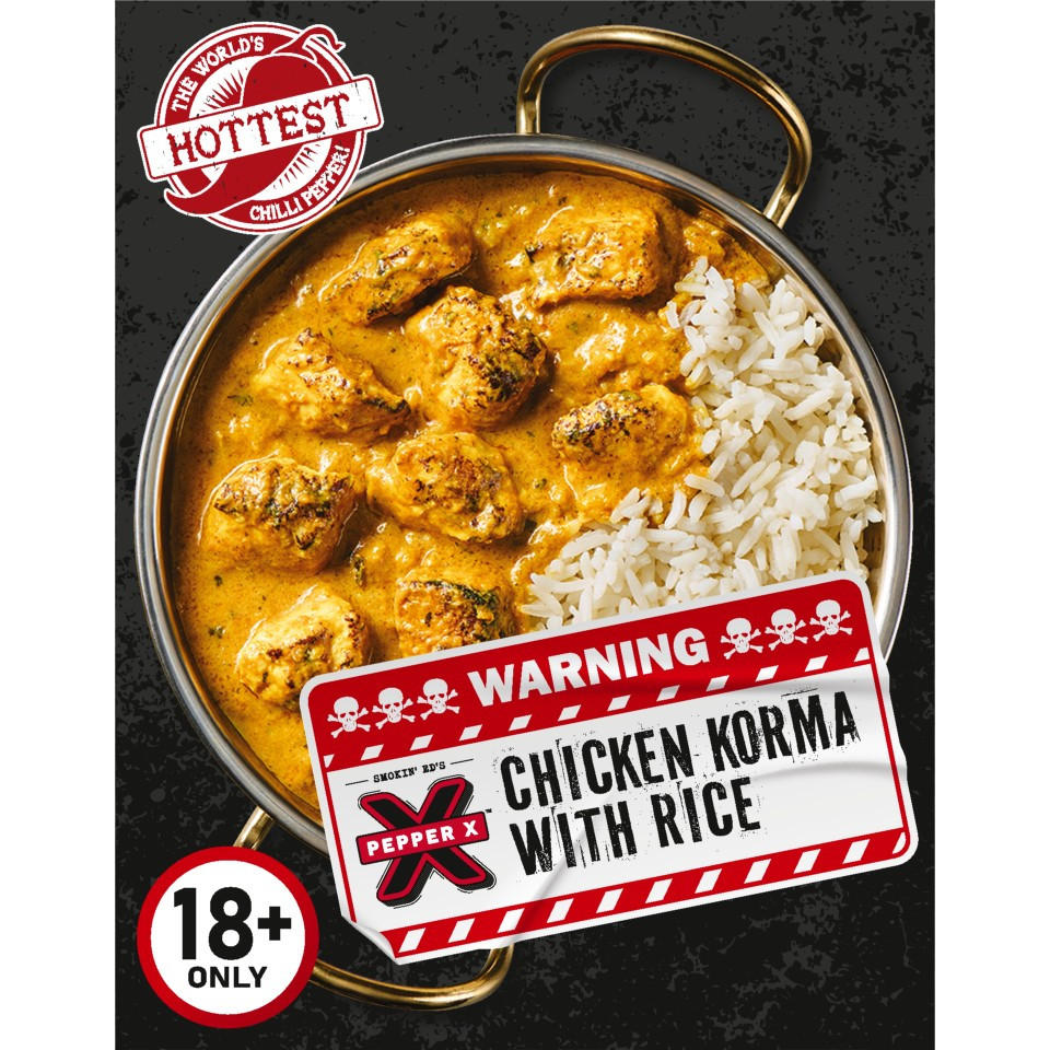 Pepper X Smokin' Ed's Pepper X Chicken Korma with Rice 400g