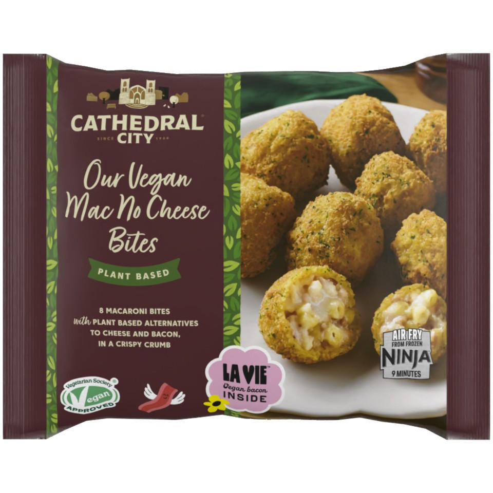 Cathedral City Our Vegan Mac No Cheese Bites 224g