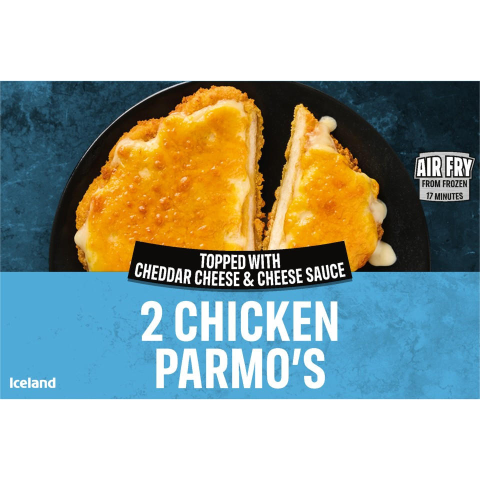 Iceland 2 Chicken Parmo’s 370g